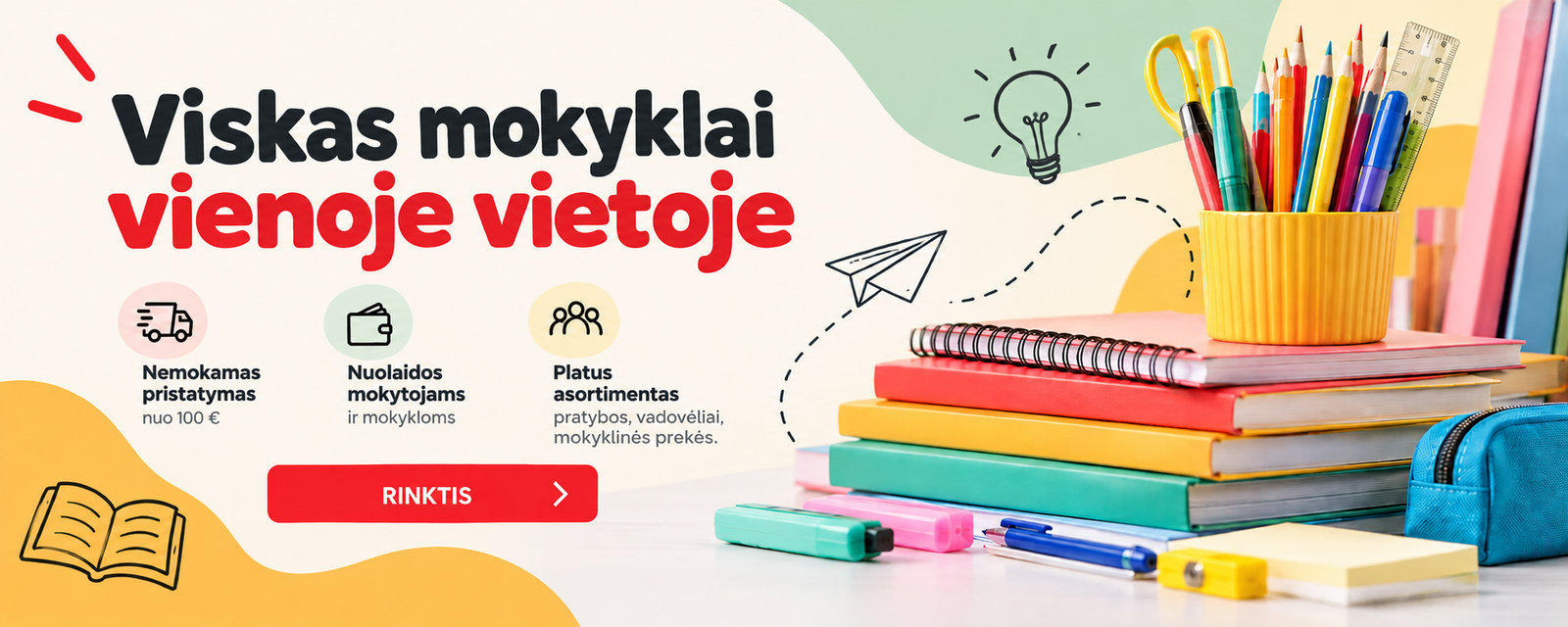 Viskas mokyklai vienoje vietoje